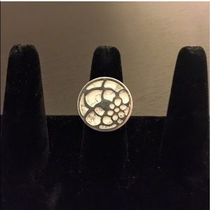 Silpada.925 interchangeable Disc ring.